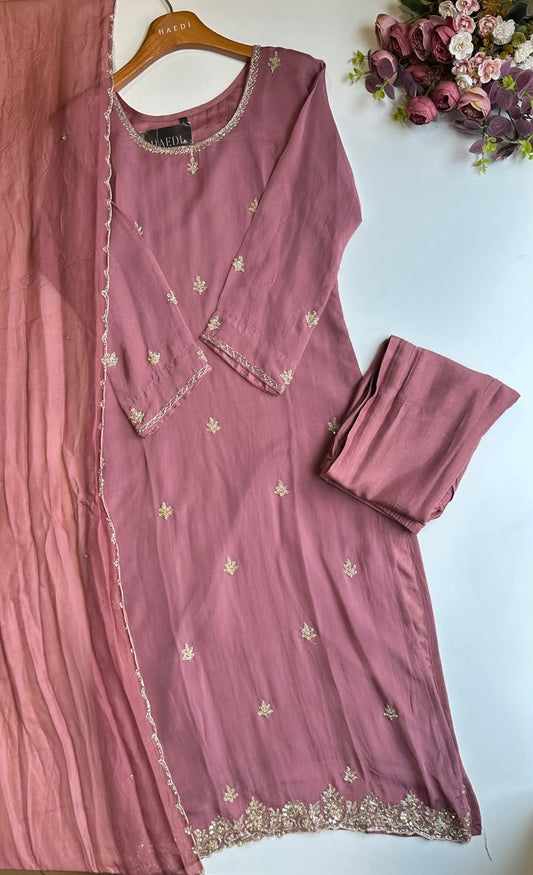 17205 Beautiful handworked suit