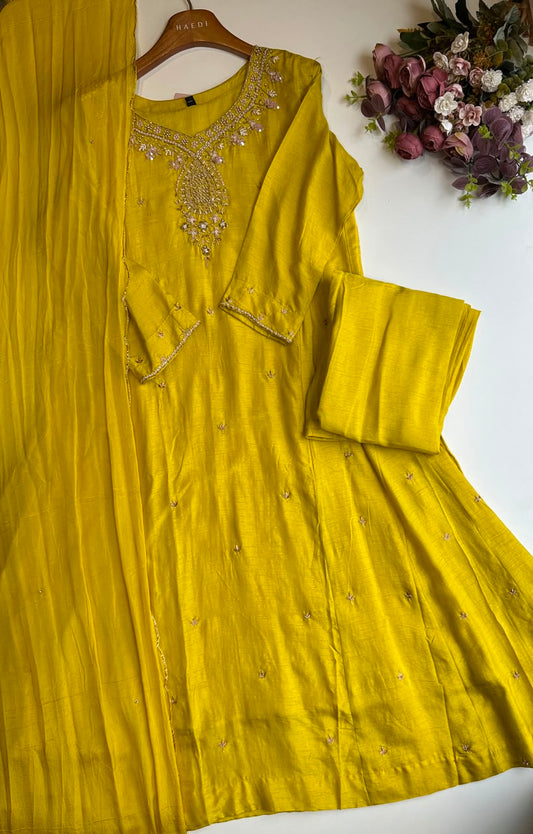 18093 Beautiful handworked suit