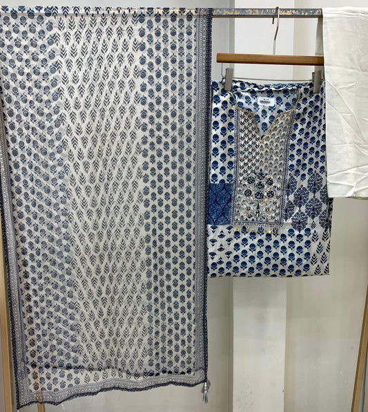 CMD 13680 Semi Stitched Suit