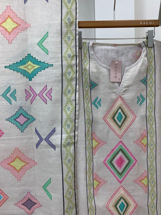 CMD 57198 Semi Stitched Suit