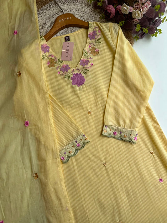 20581 Beautiful embroidered suit