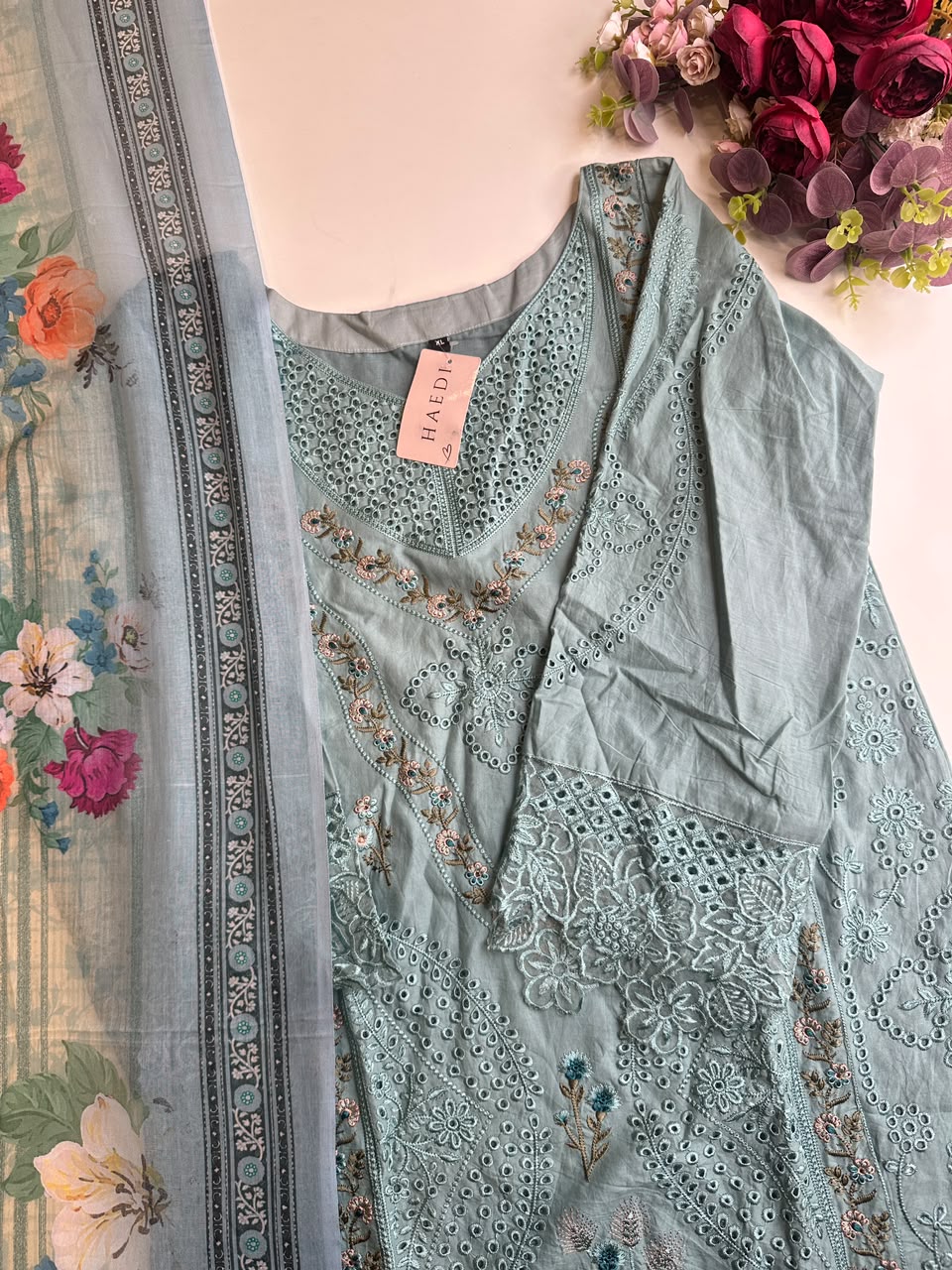 17942 Cotton pakistani suit
