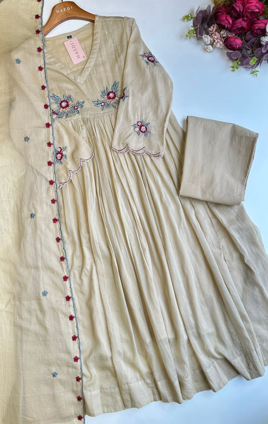 20631 Beautifull mul cottom Anarkali