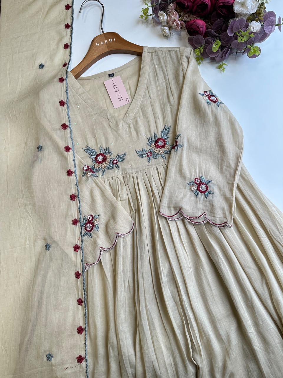 20631 Beautifull mul cottom Anarkali