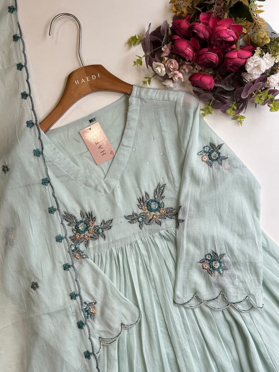 20631 Beautifull mul cottom Anarkali