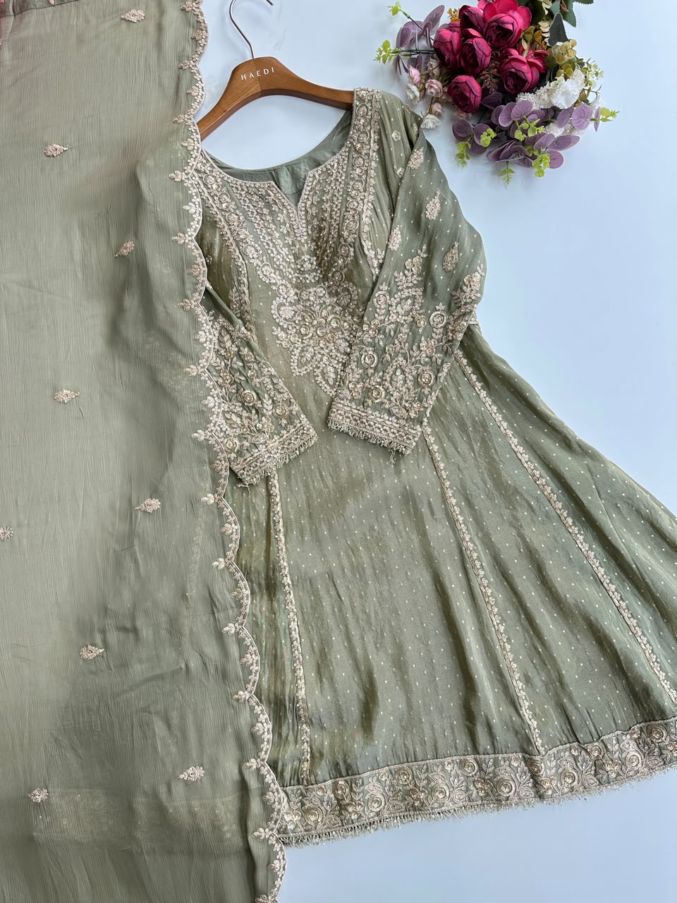16498 /CMD 13339 Premium Tissue silk suit