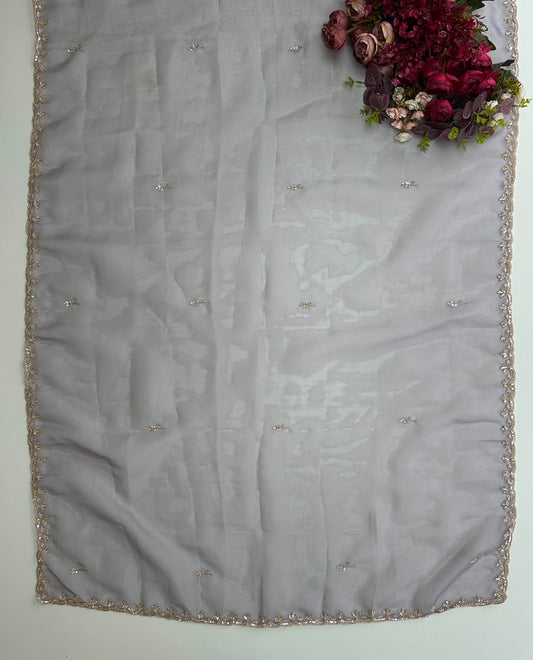 16510 Premium heavy handworked unstiched suit