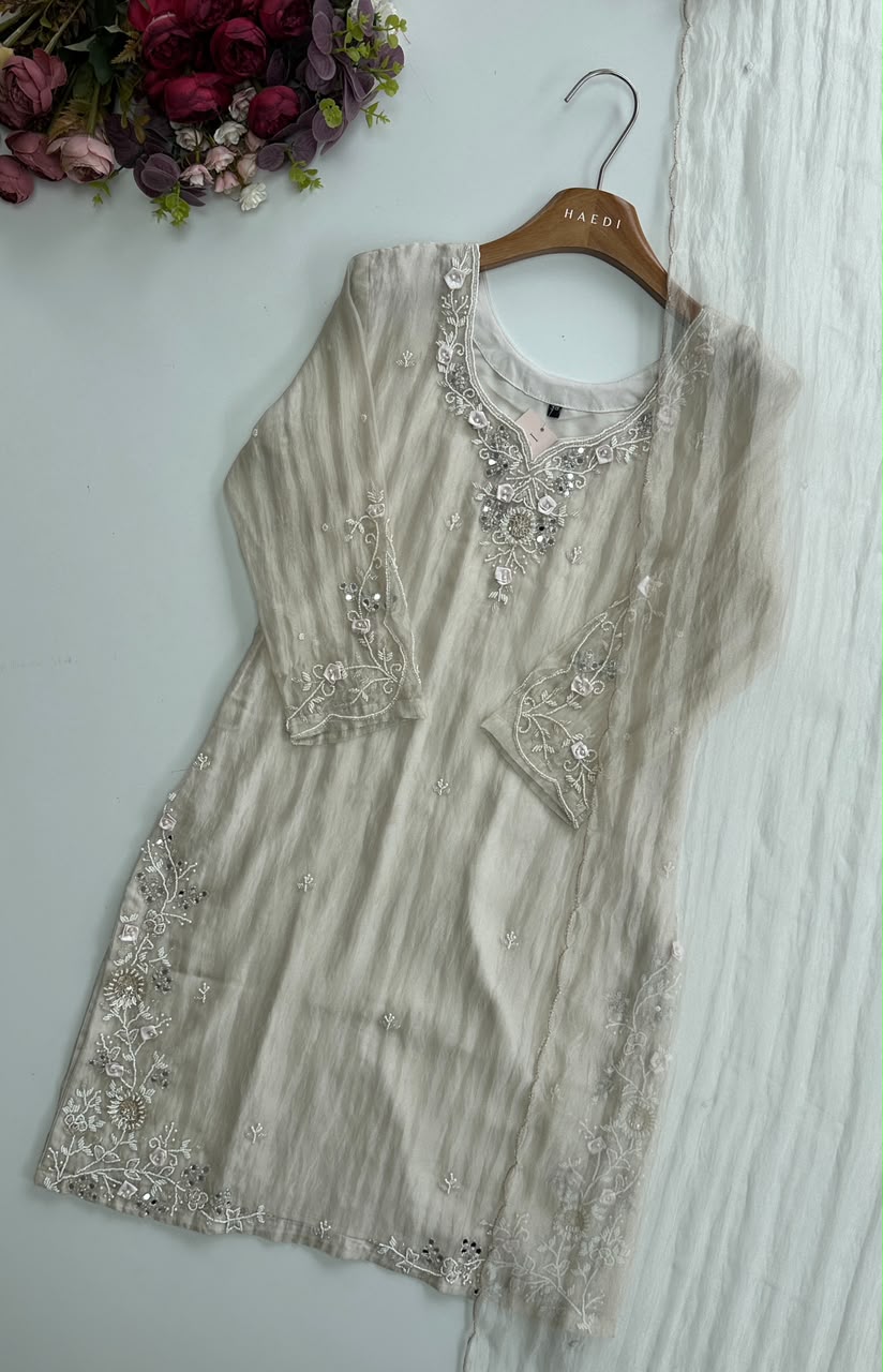 20658 Beautiful handworked suit