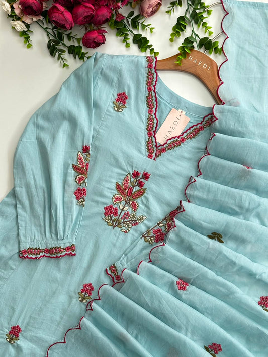 20689 Beautiful embroidered anarkali