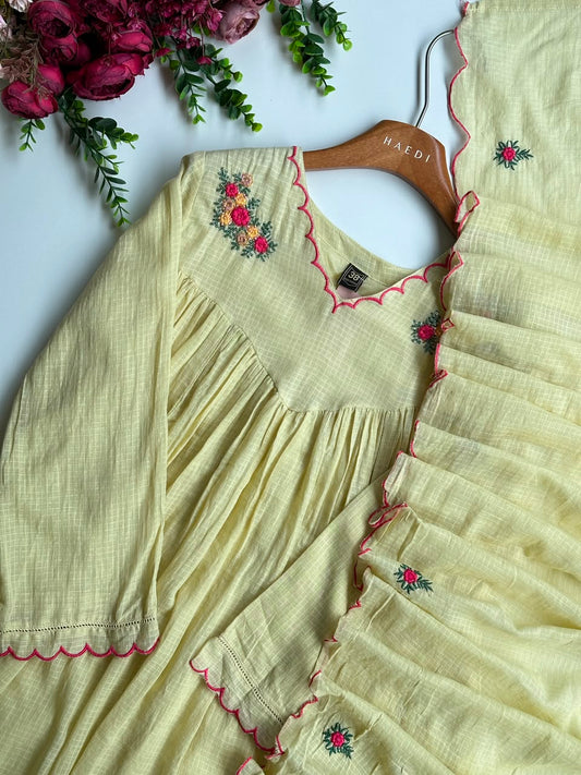 20695 Beatiful embroidered anarkali