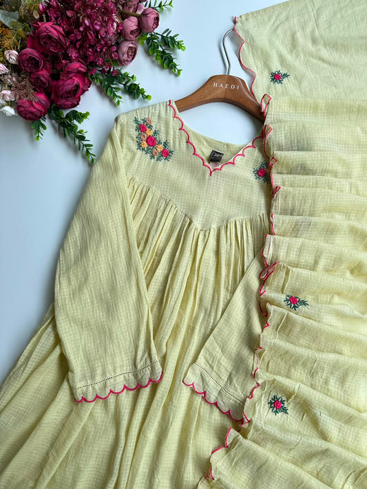 20695 Beatiful embroidered anarkali