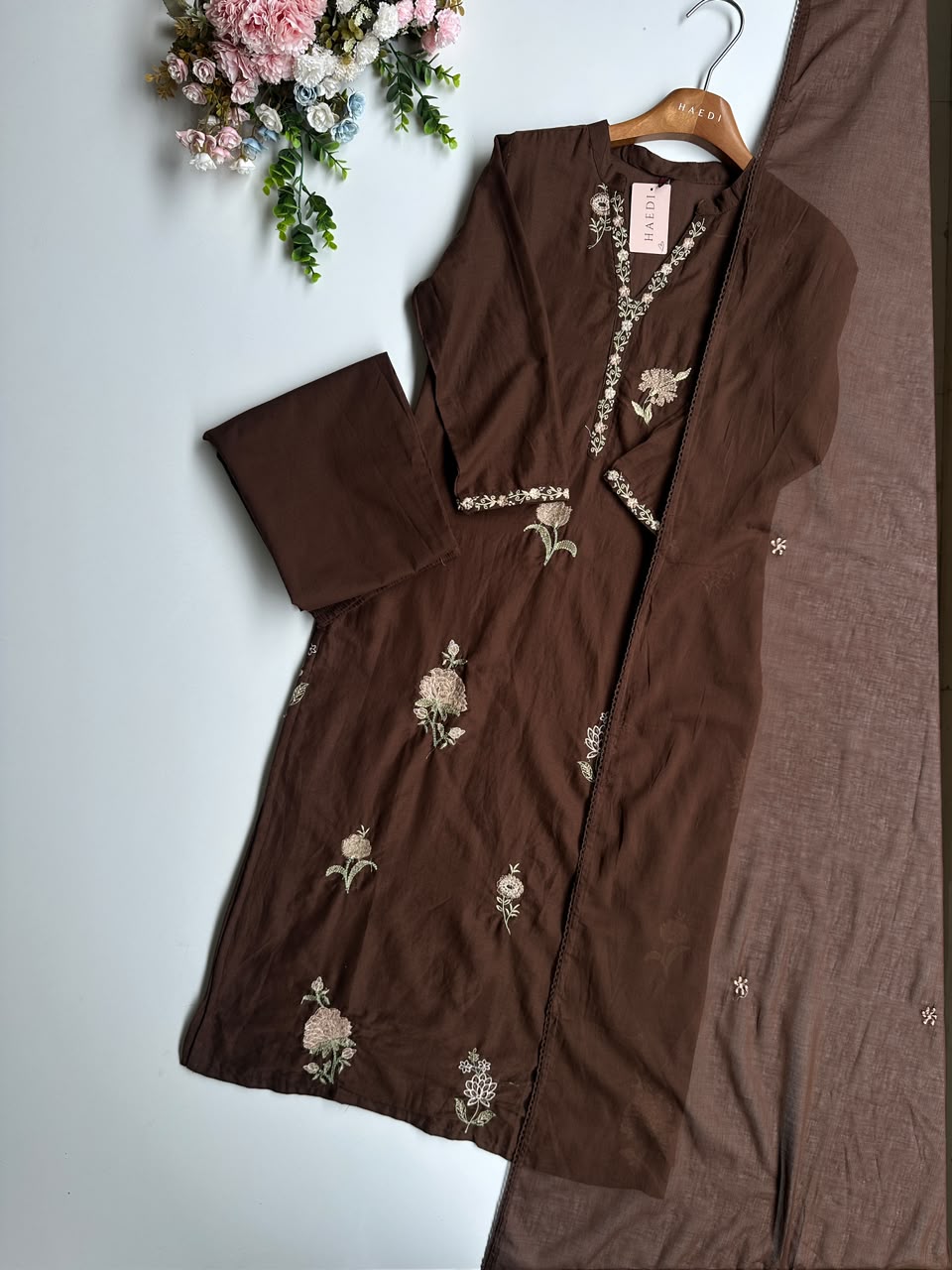 20660/CMD 58459 Beautifull mul cotton suit