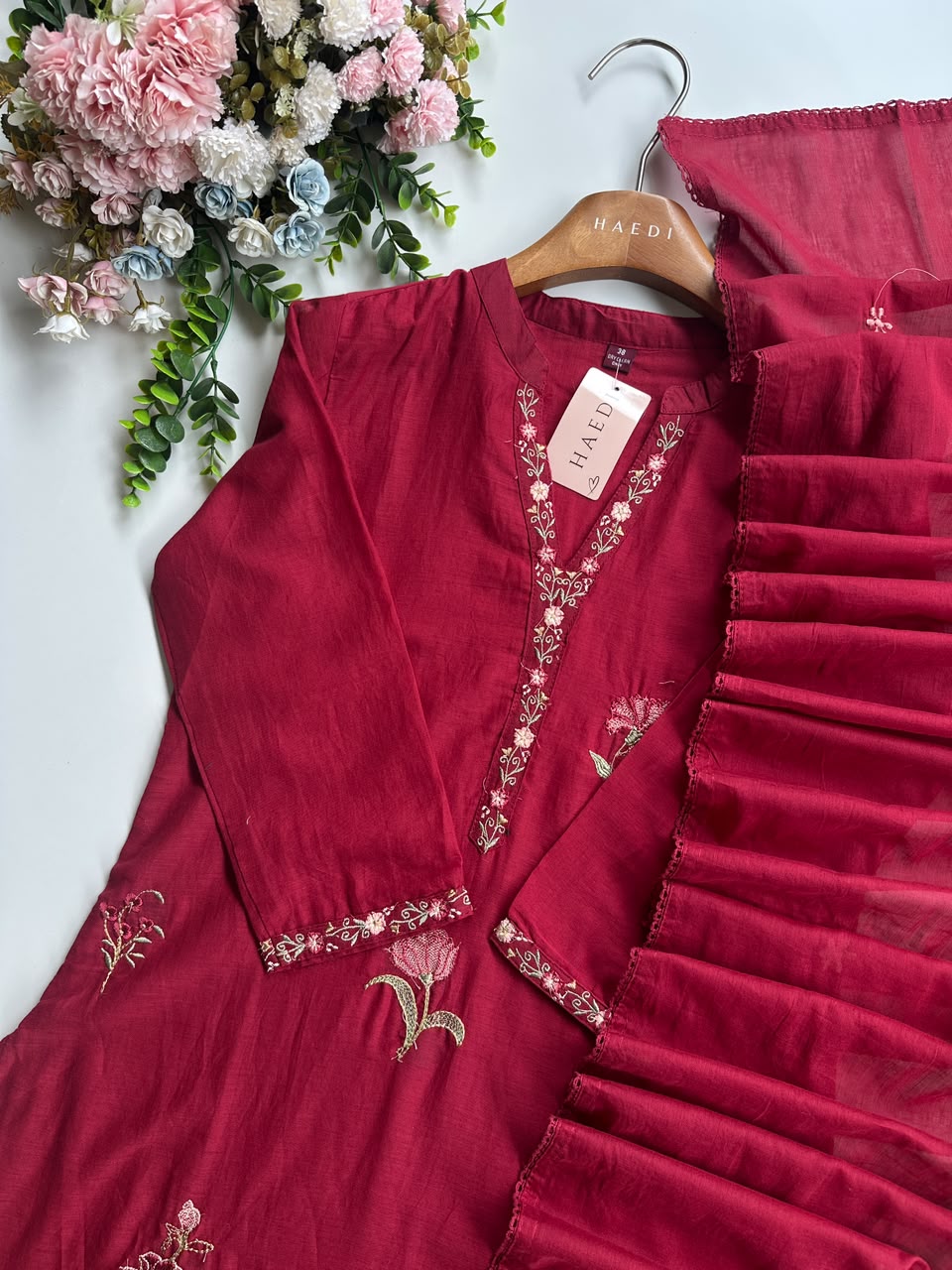 20660/CMD 58459 Beautifull mul cotton suit