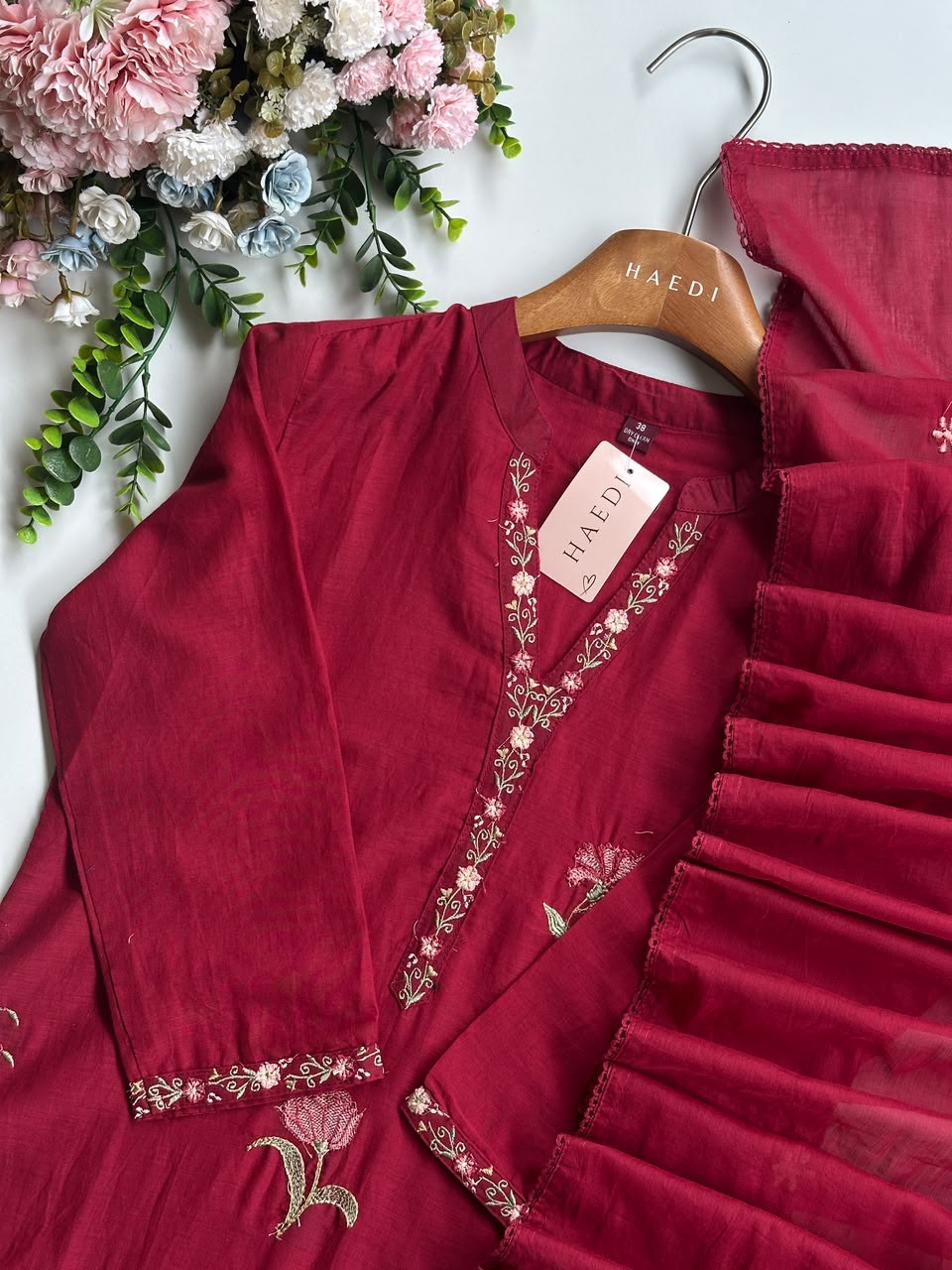 20660/CMD 58459 Beautifull mul cotton suit