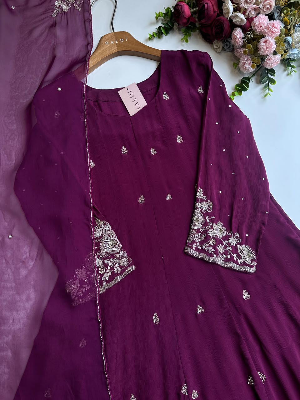 20630 Beautiful partywear anarkali