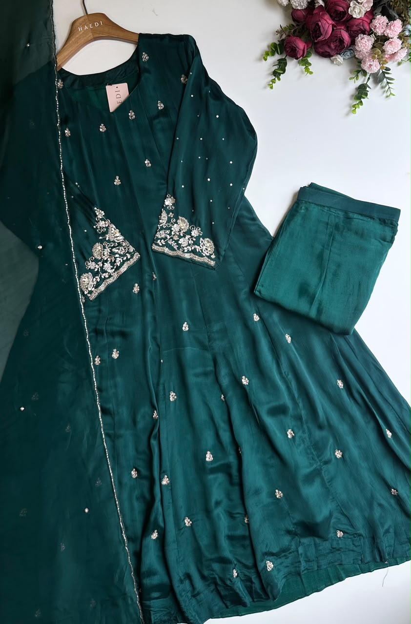 20630 Beautiful partywear anarkali