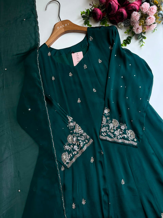 20630 Beautiful partywear anarkali
