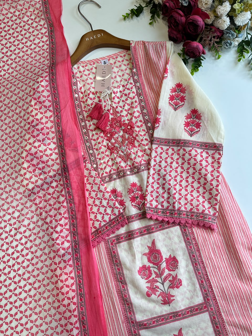 20621/CMD 58421 Beautiful cotton suit