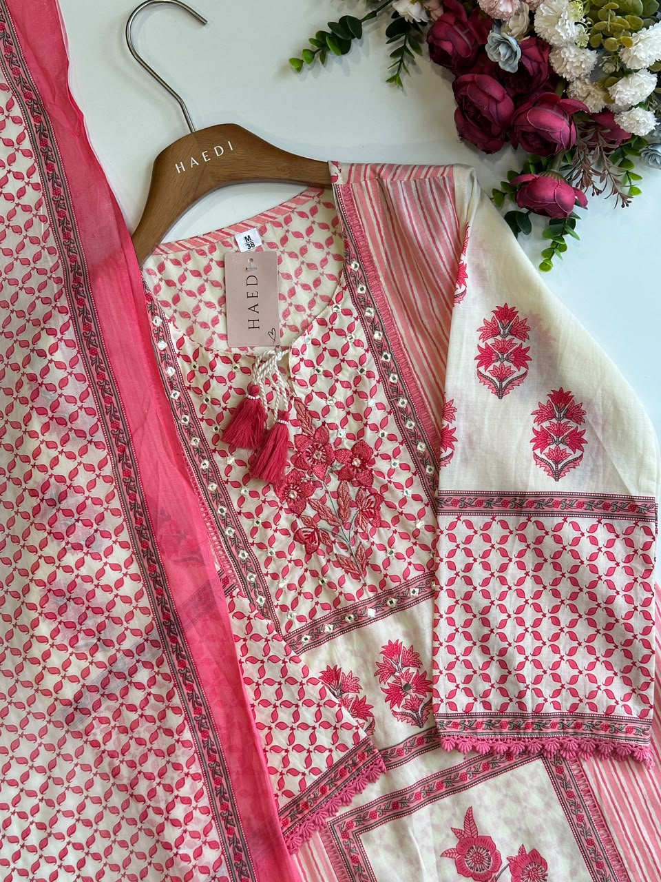 20621/CMD 58421 Beautiful cotton suit