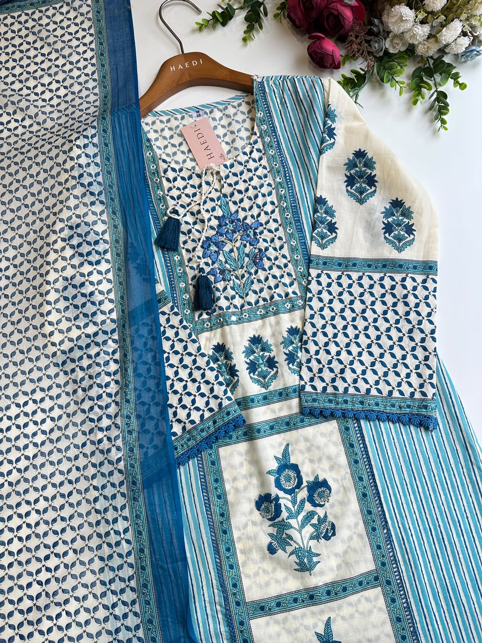 20621/CMD 58421 Beautiful cotton suit