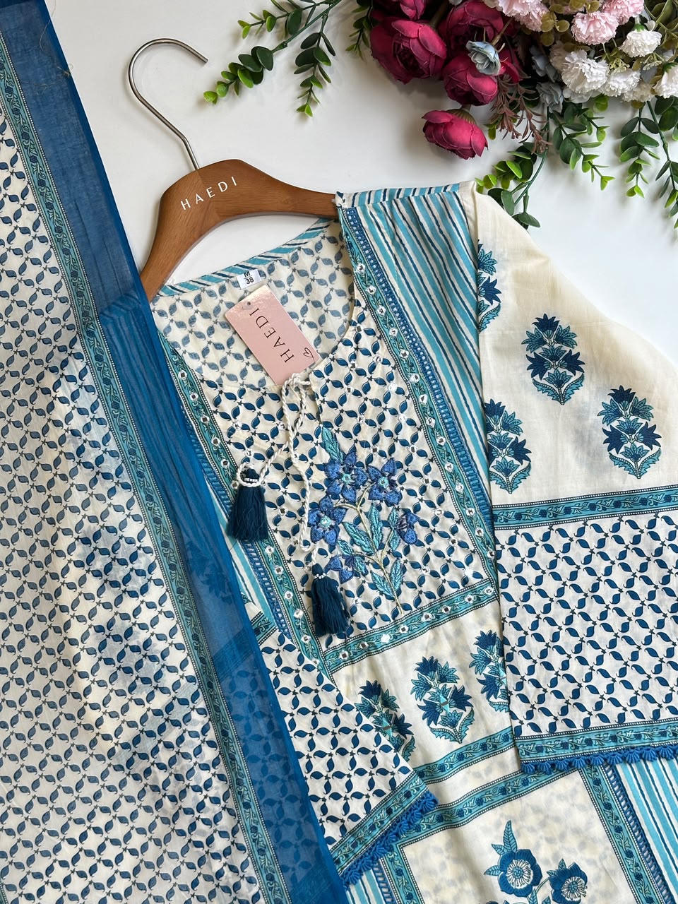 20621/CMD 58421 Beautiful cotton suit