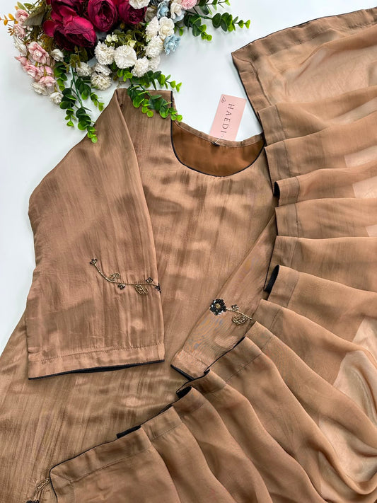 20917 Beautiful handworked designer suit