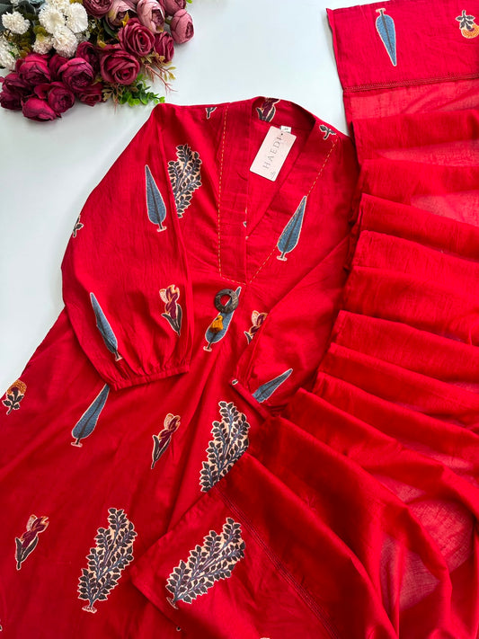 20953/20984 /CMD 58741 Beautiful cotton Aline suit