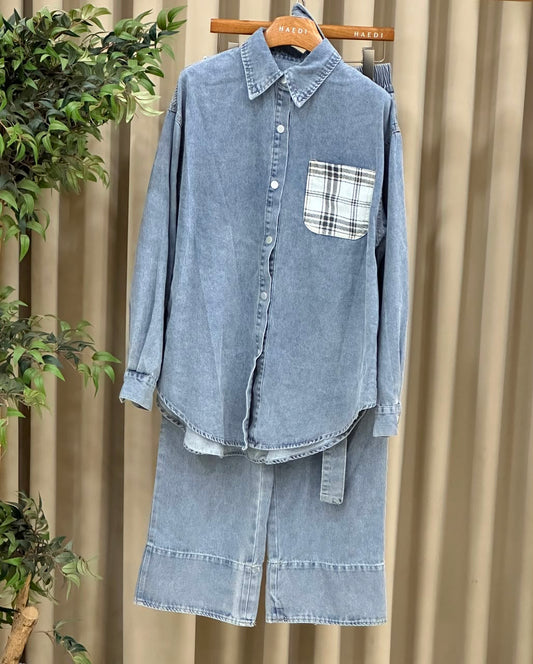 20787 Denim co-ord set