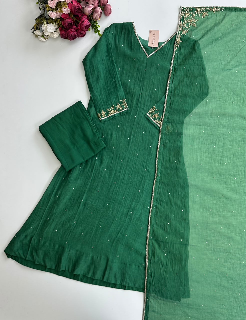 21030 Premium mulchanderi suit