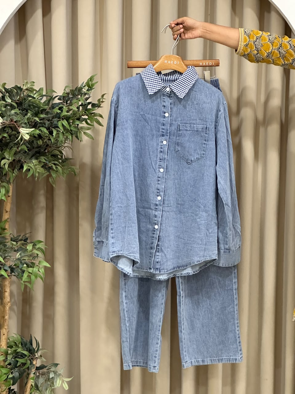 20789/ CMD 58577  Denim co-ord set