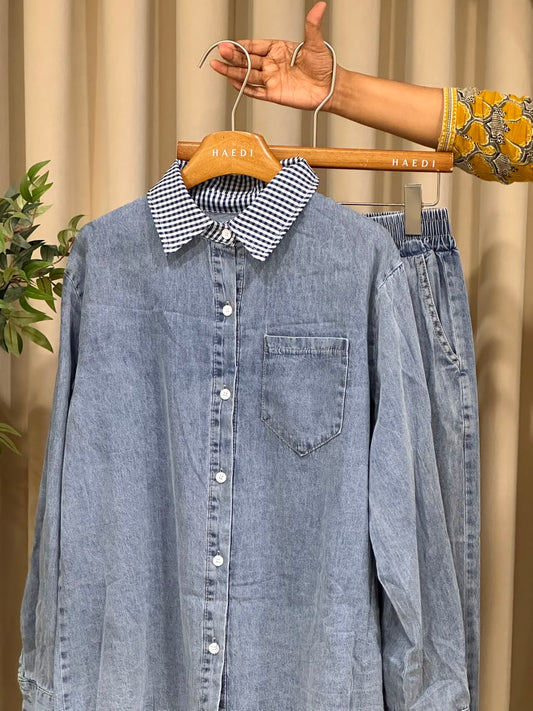 20789/ CMD 58577  Denim co-ord set