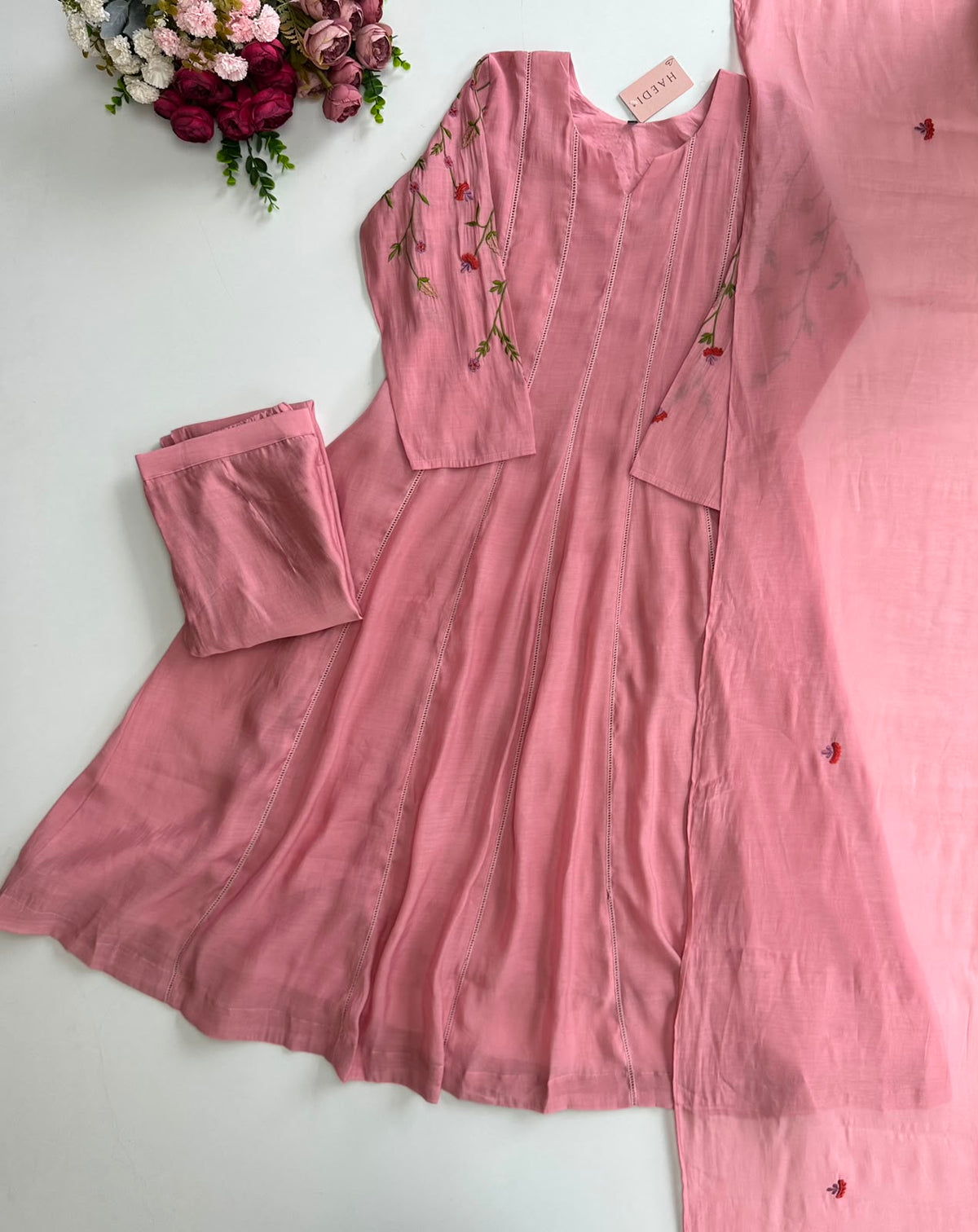 20987 beautifull poly chanderi suit