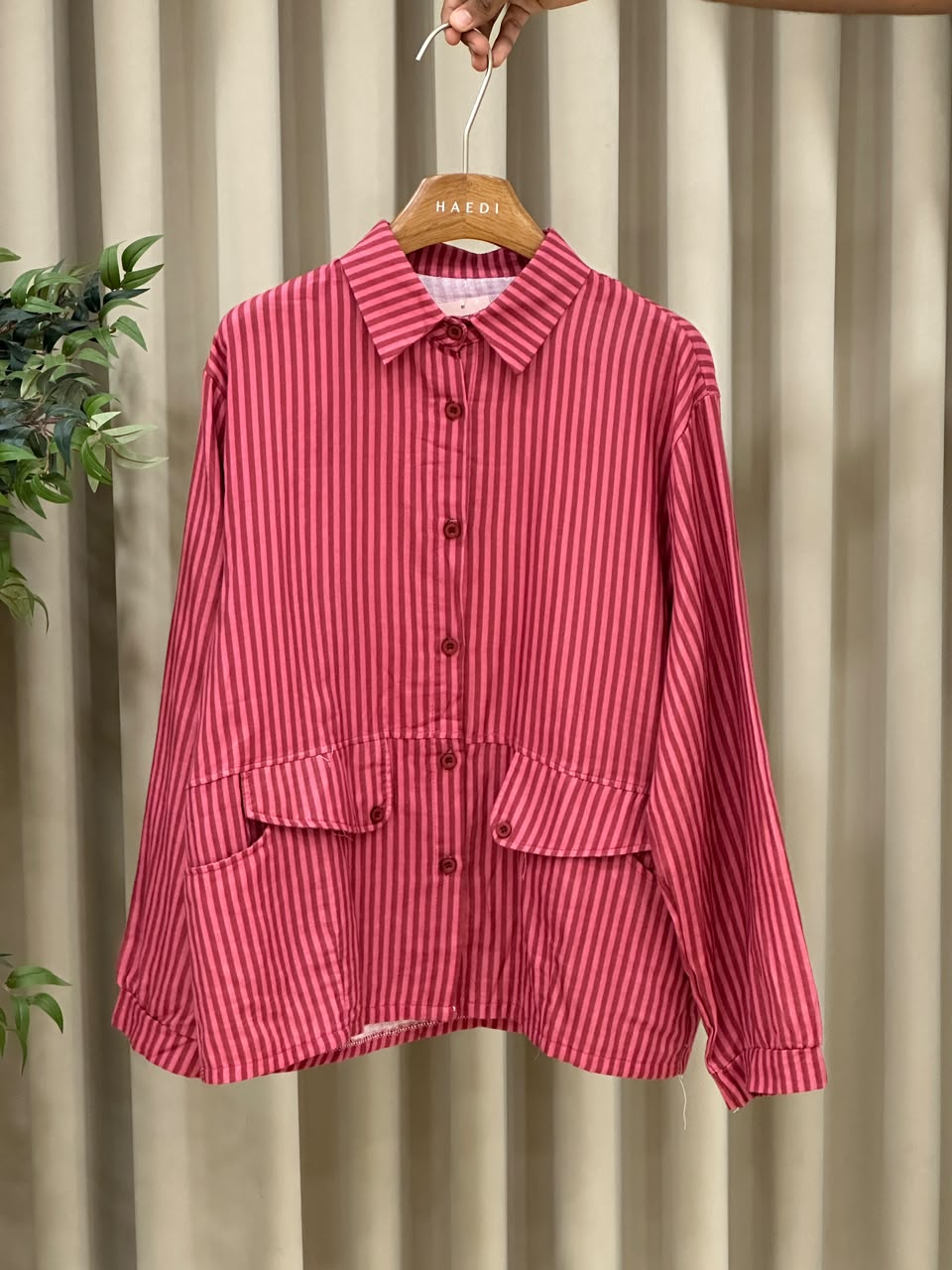 20842 Beautifull shirt & sleeveless maxie set