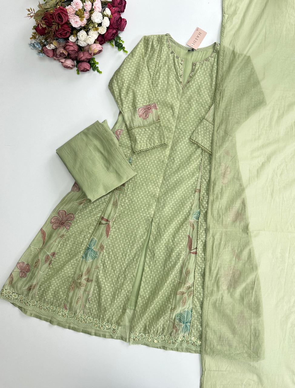 21016/CMD 58764 Beautiful Cotton suit