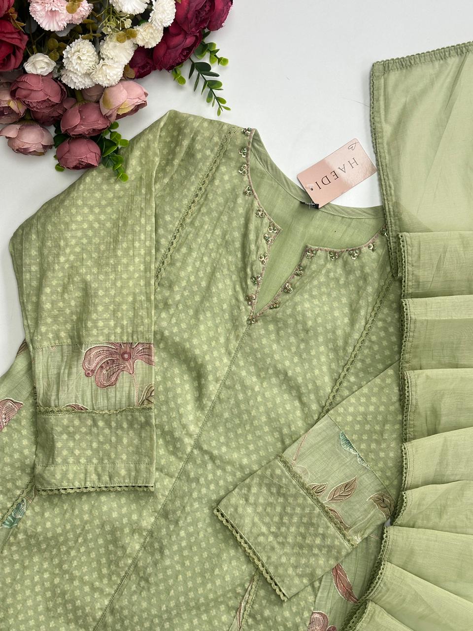 21016/CMD 58764 Beautiful Cotton suit