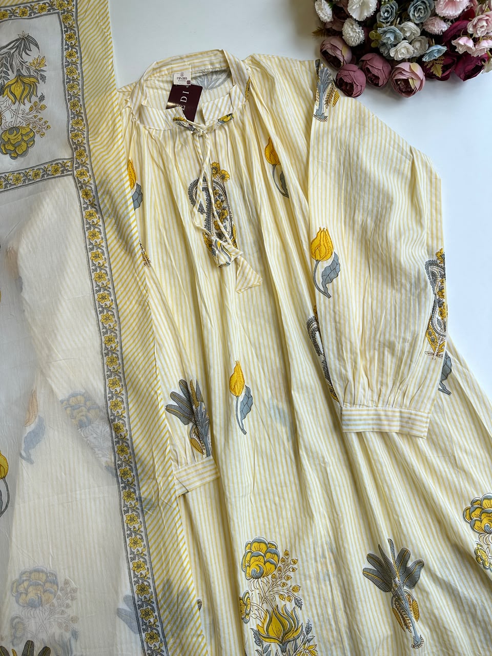21091/CMD 58795 Beautiful cotton  suit