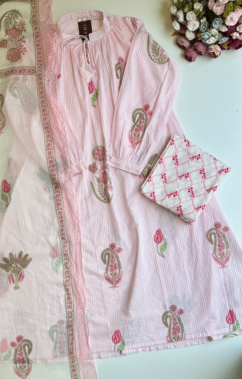 21091/CMD 58795 Beautiful cotton  suit