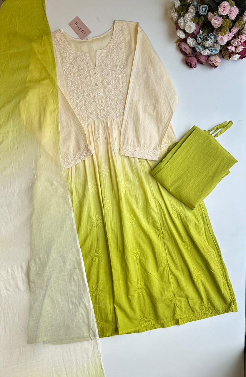 21022 Beautiful ombre suit