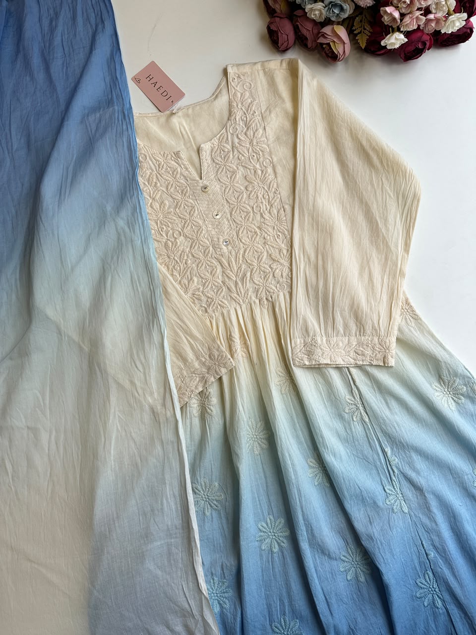 21022 Beautiful ombre suit