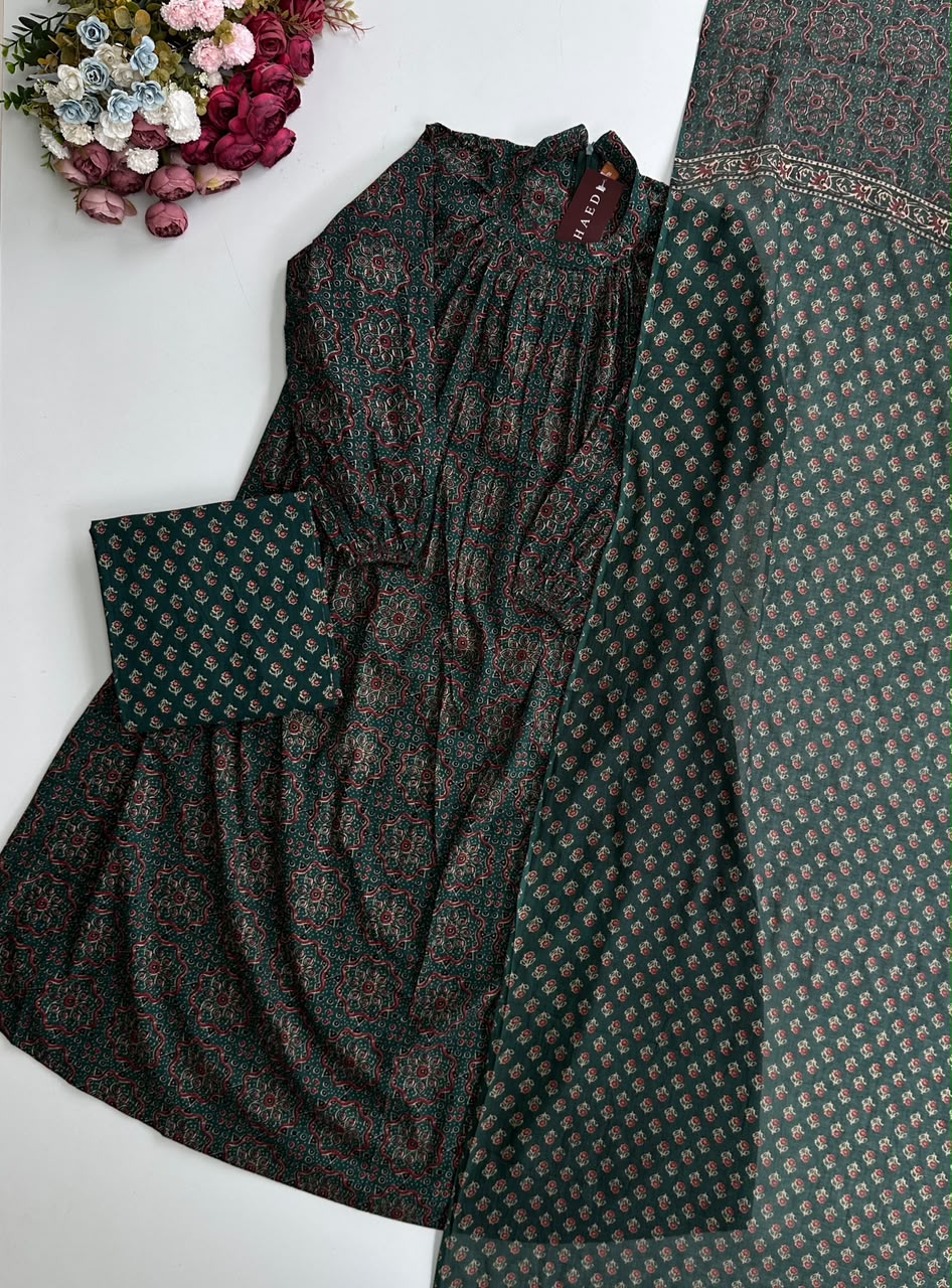 21041 Beautiful cotton suit