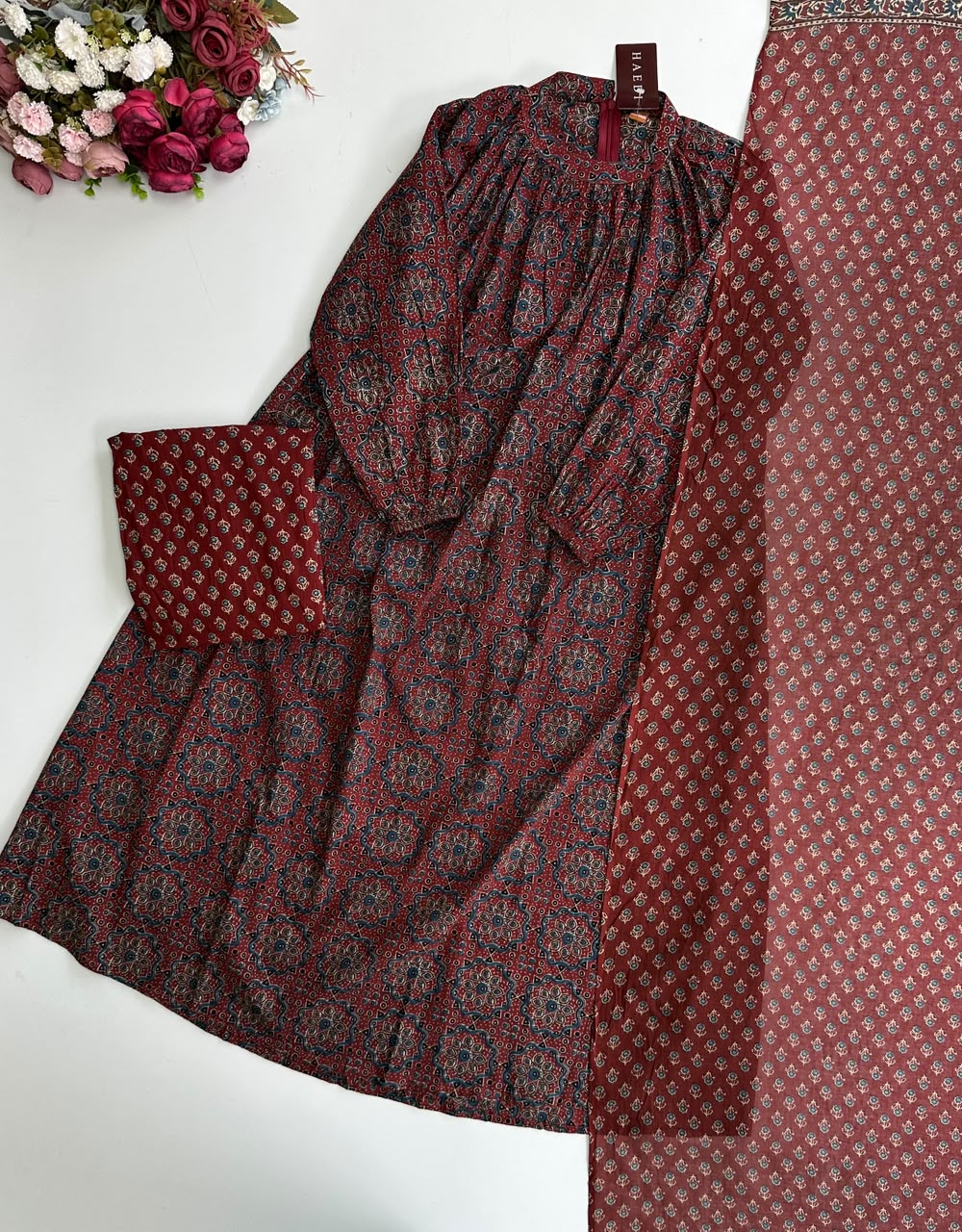 21041 Beautiful cotton suit