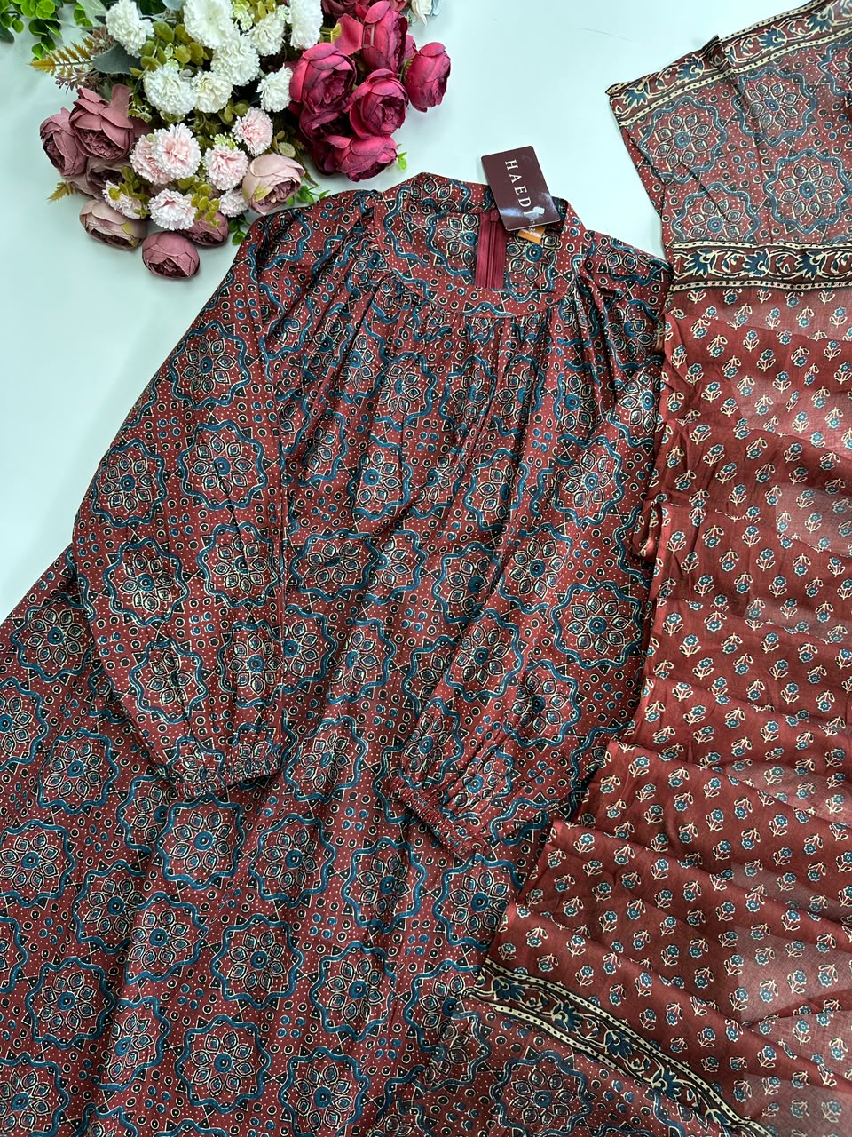 21041 Beautiful cotton suit