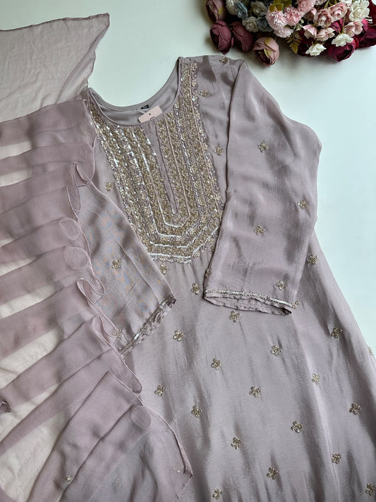 Beautiful partywear with palazzo