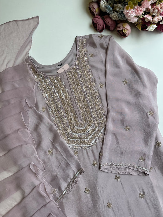 Beautiful partywear with palazzo