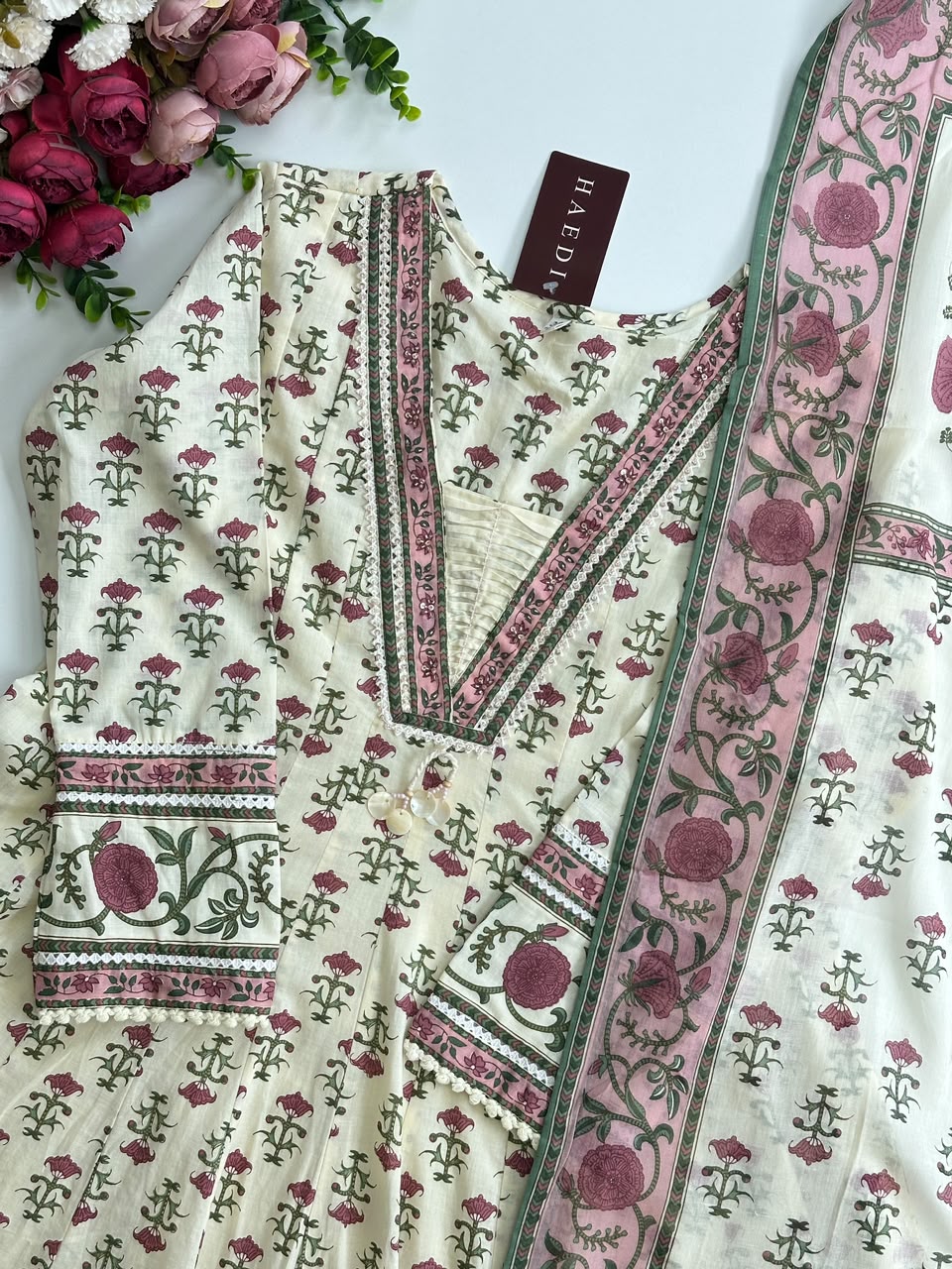 21212 /CMD 58923 Beautiful panel cut cotton anarkali