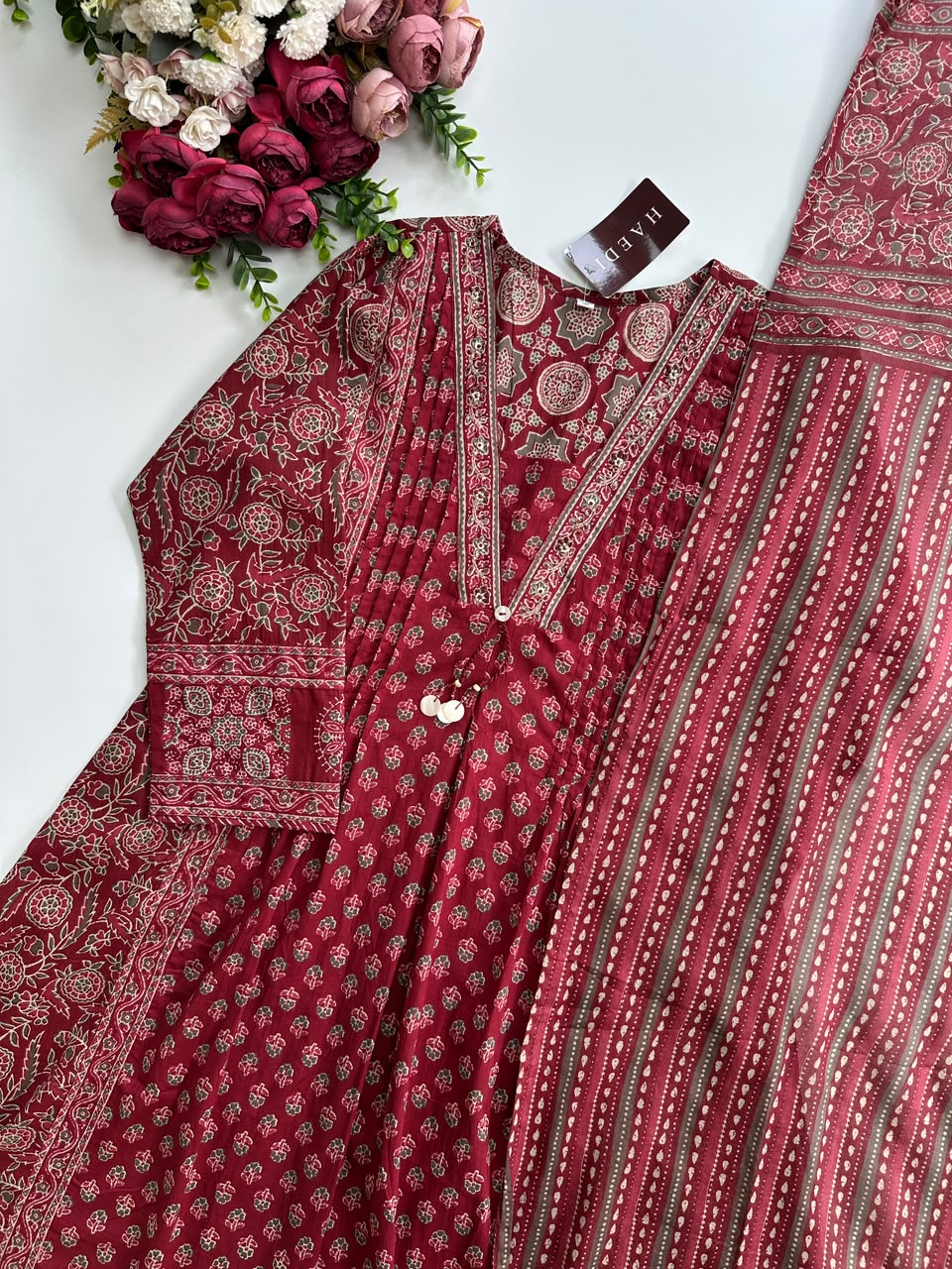 21218/CMD 58929 Beautiful cotton suit
