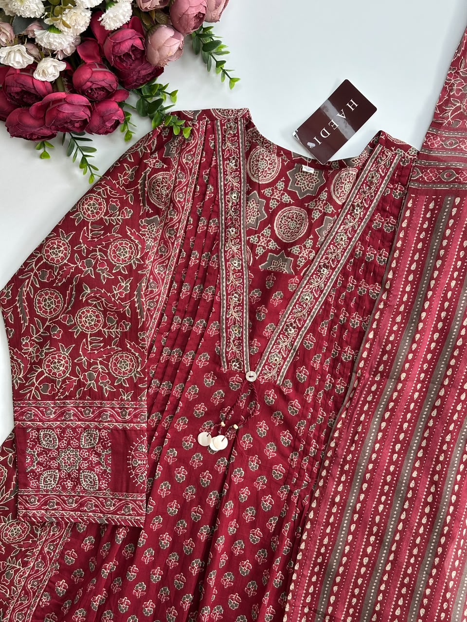21218/CMD 58929 Beautiful cotton suit