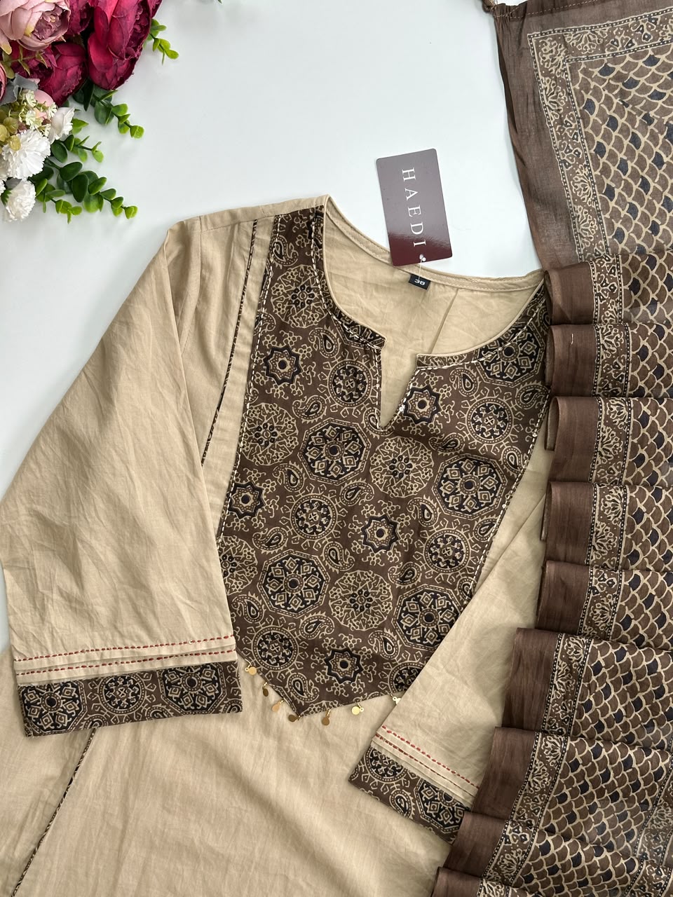 21369 Beautifull cotton suit