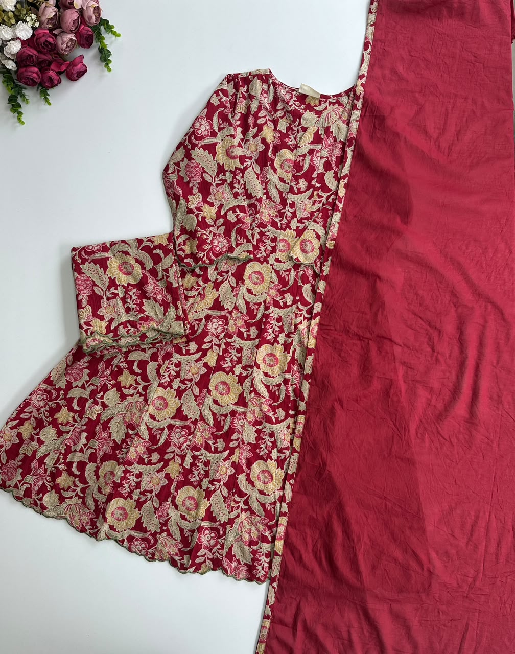 21377 Beautiful panel cut anarkali