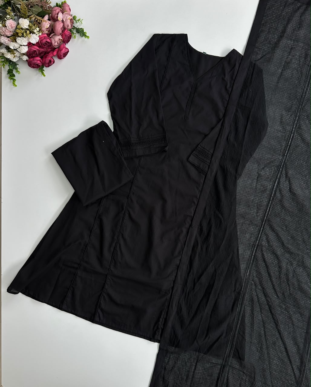 21384 Beautiful Aline  cotton suit
